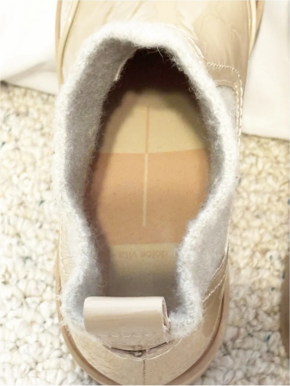 Dolce Vita Saline H2O Waterproof Platform Booties in the color dune size 9.5